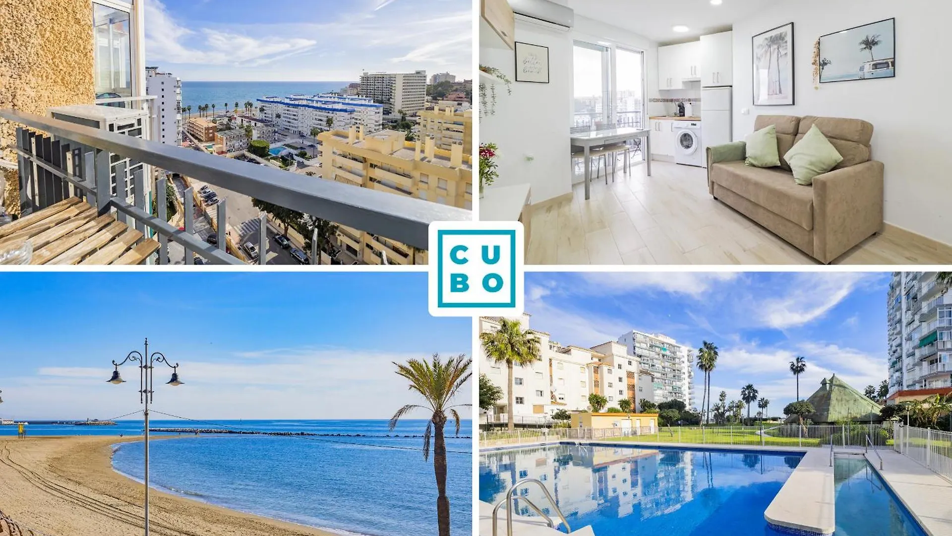 Cubo'S Sea View First Line Maite Study Apartment Benalmadena